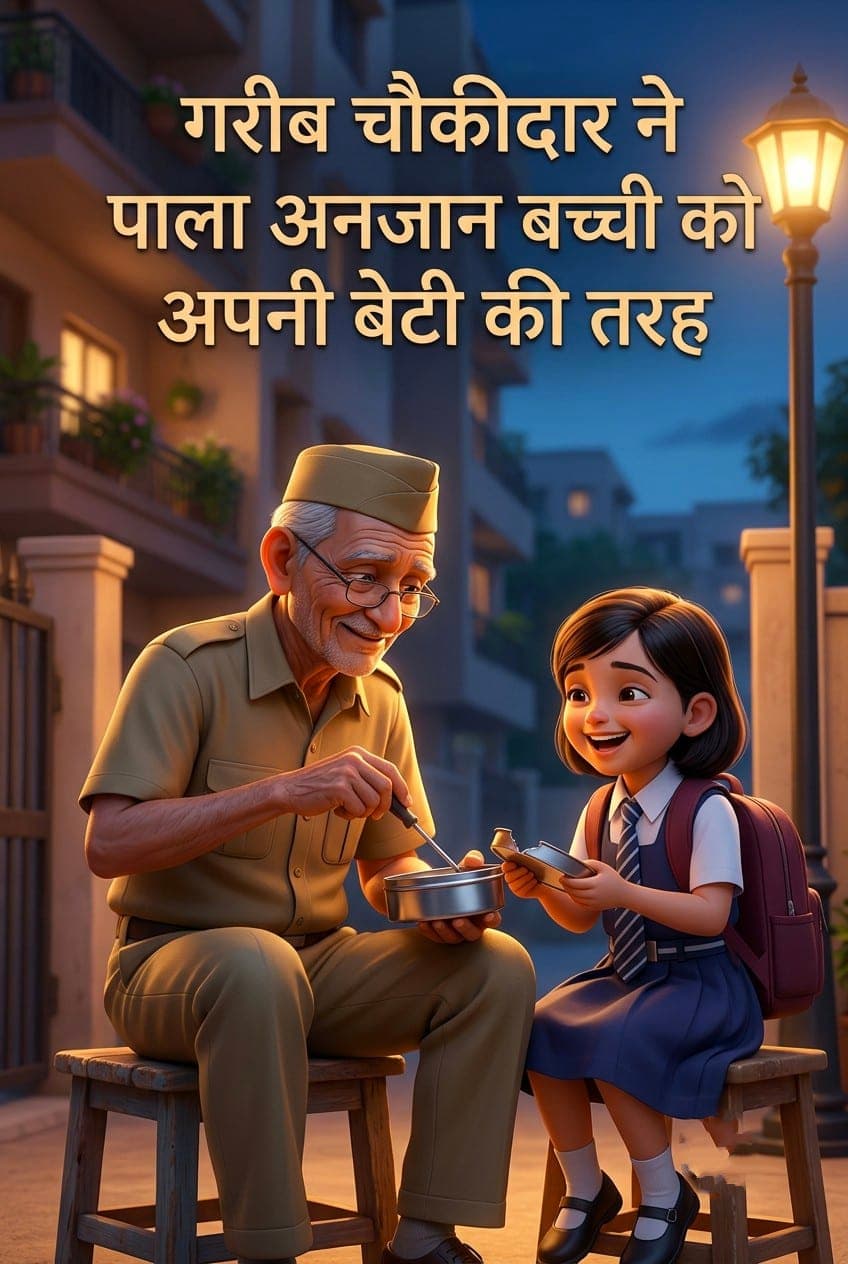 गरीब चौकीदार ने पाला अनजान बच्ची को अपनी बेटी की तरह 15 साल बाद जो हुआ उसने सबको रुला दिया
